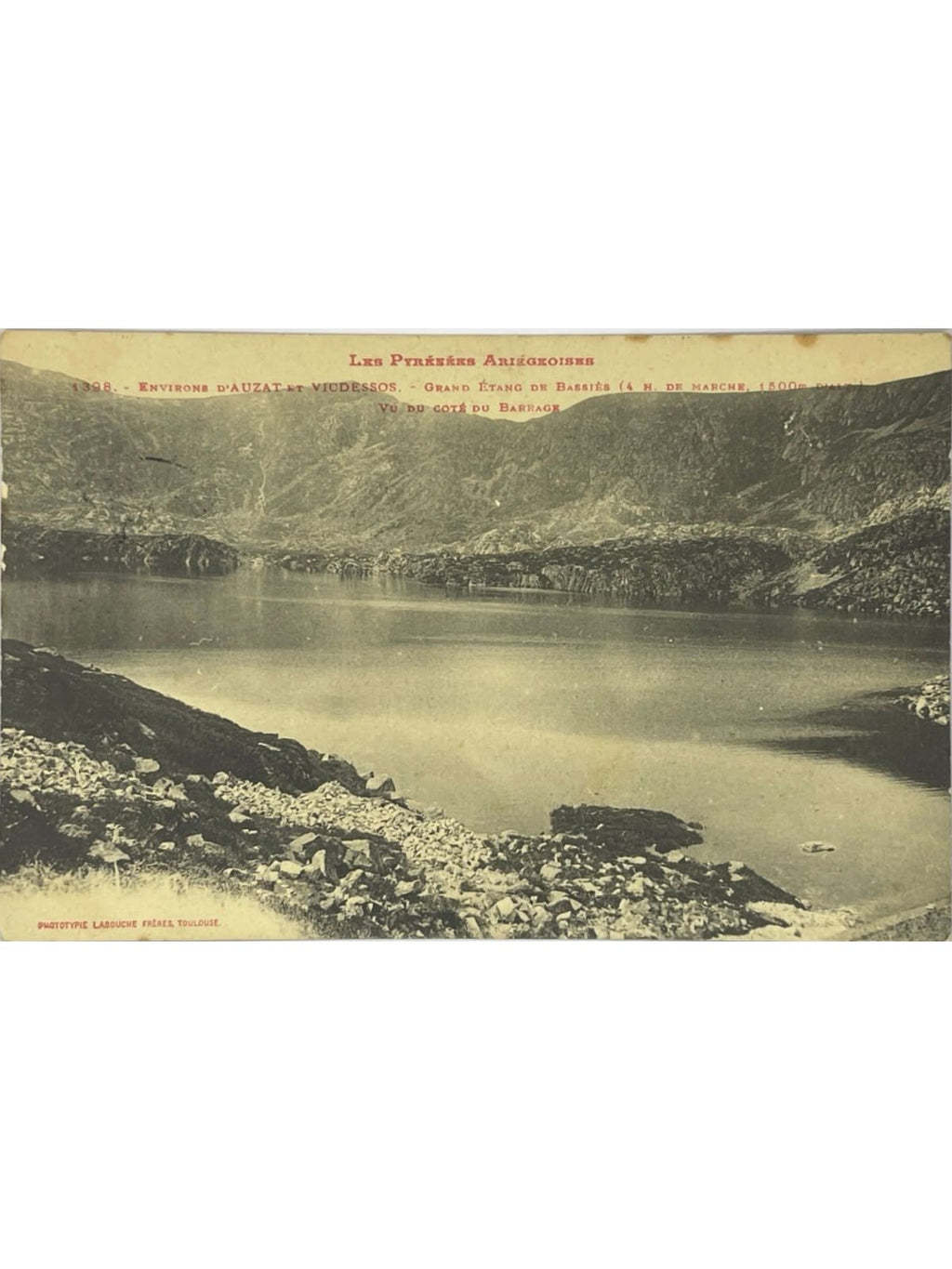 Recto de la carte postale