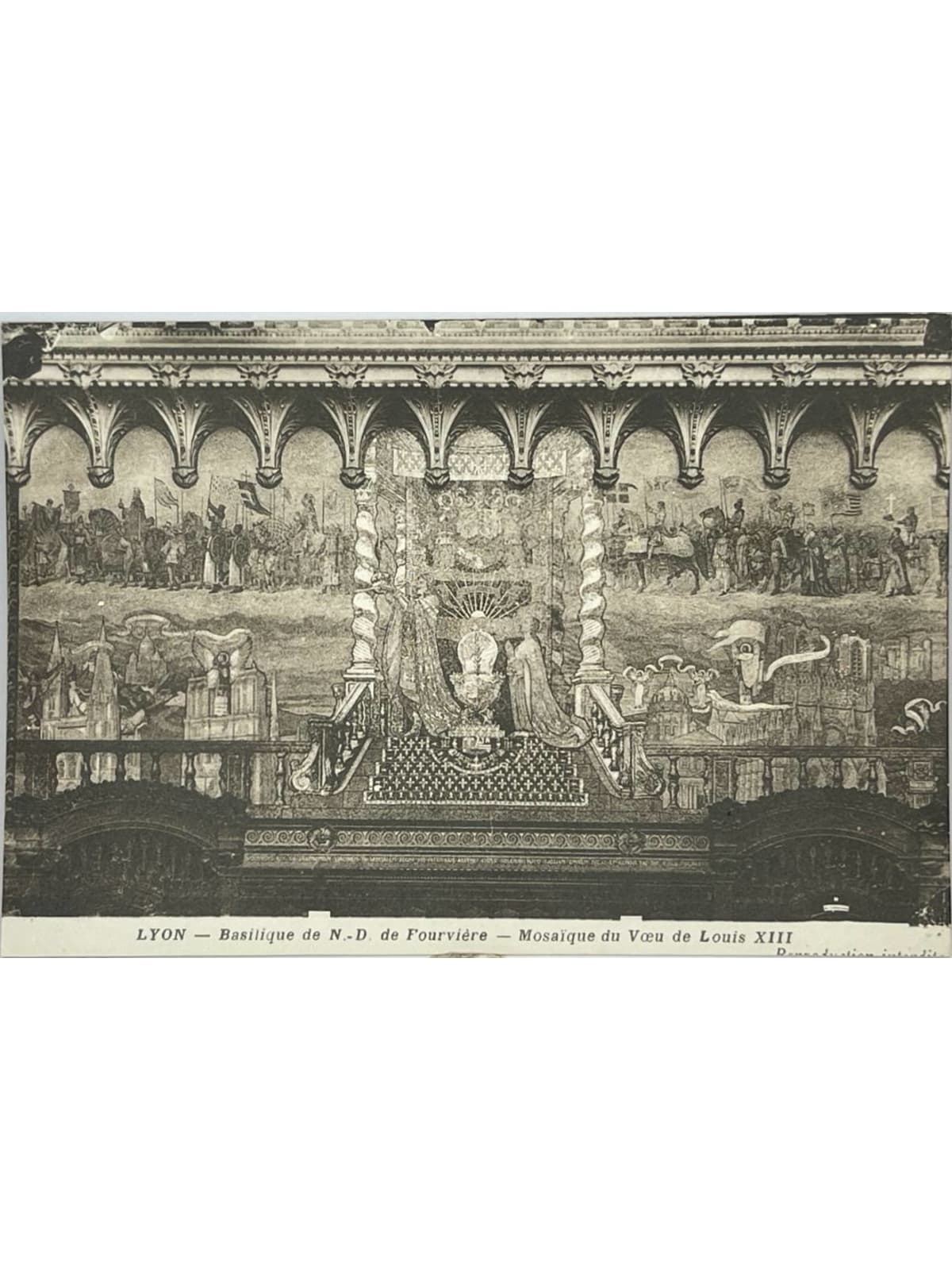 Recto de la carte postale