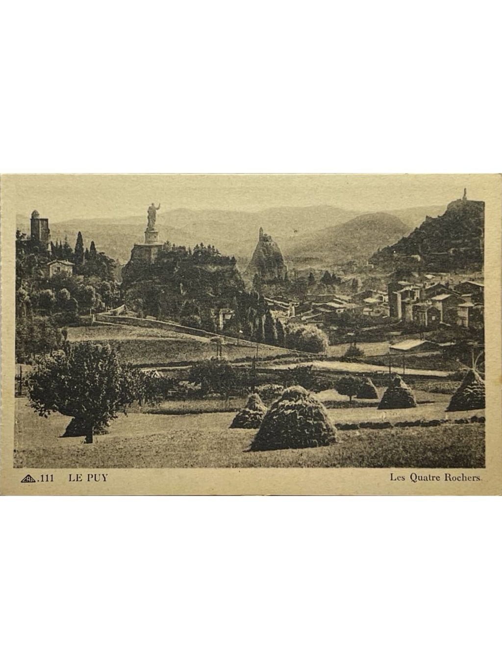 Recto de la carte postale