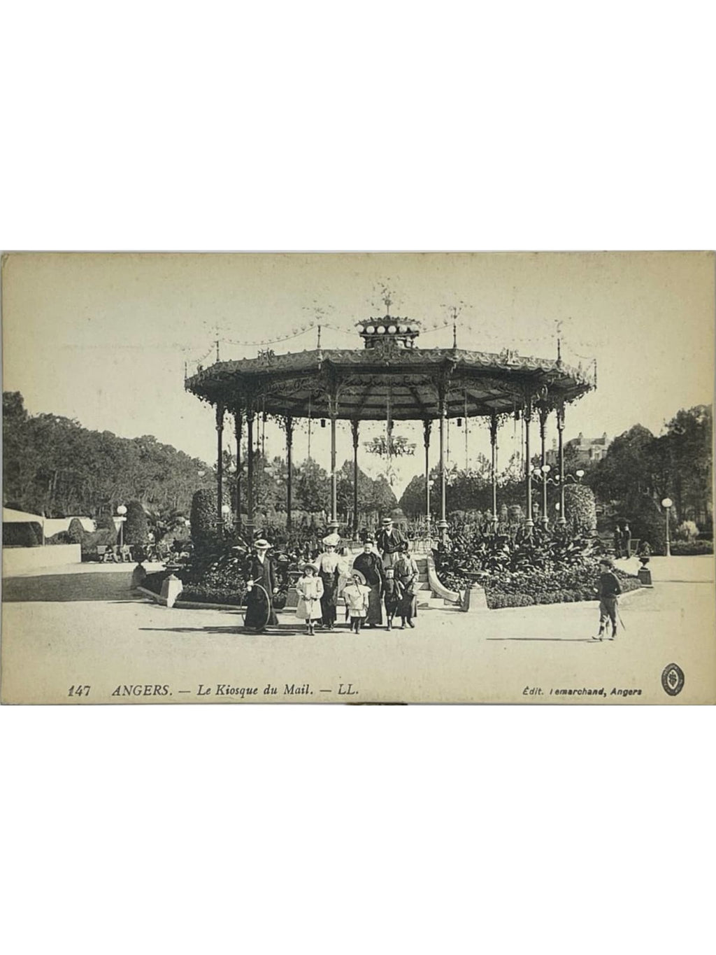 Recto de la carte postale