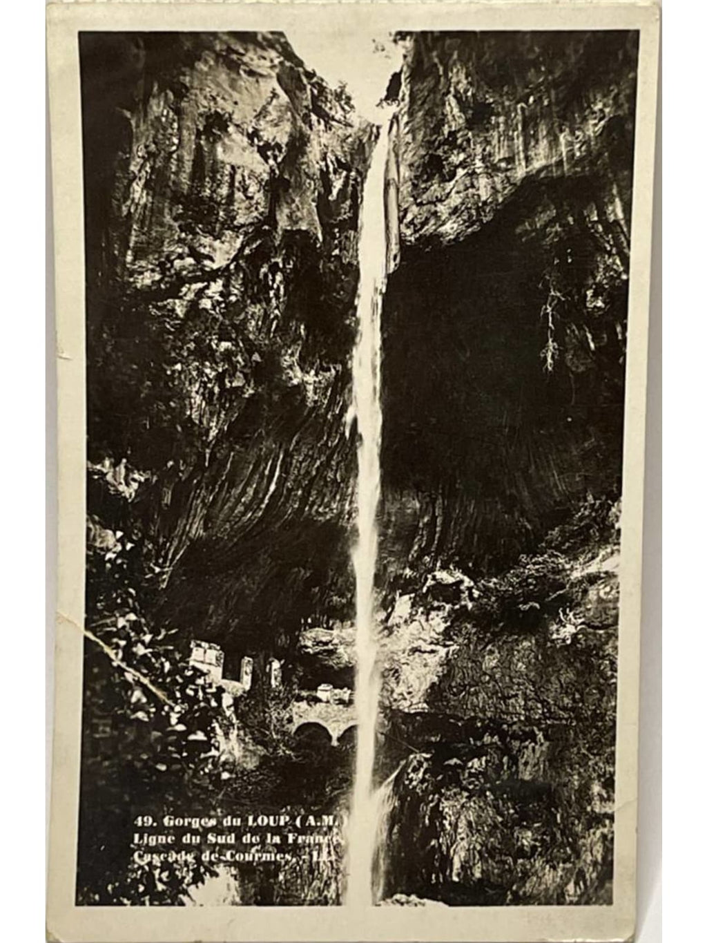 Recto de la carte postale
