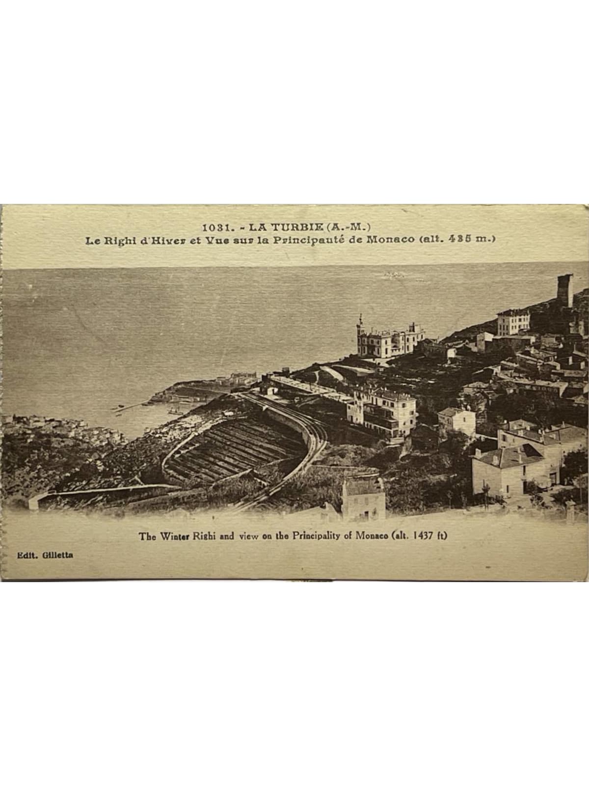 Recto de la carte postale