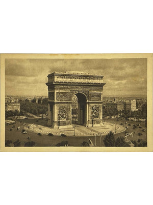 Carte postale – Paris – Arc de Triomphe et place de l'Étoile – Éditions Yvon H.735