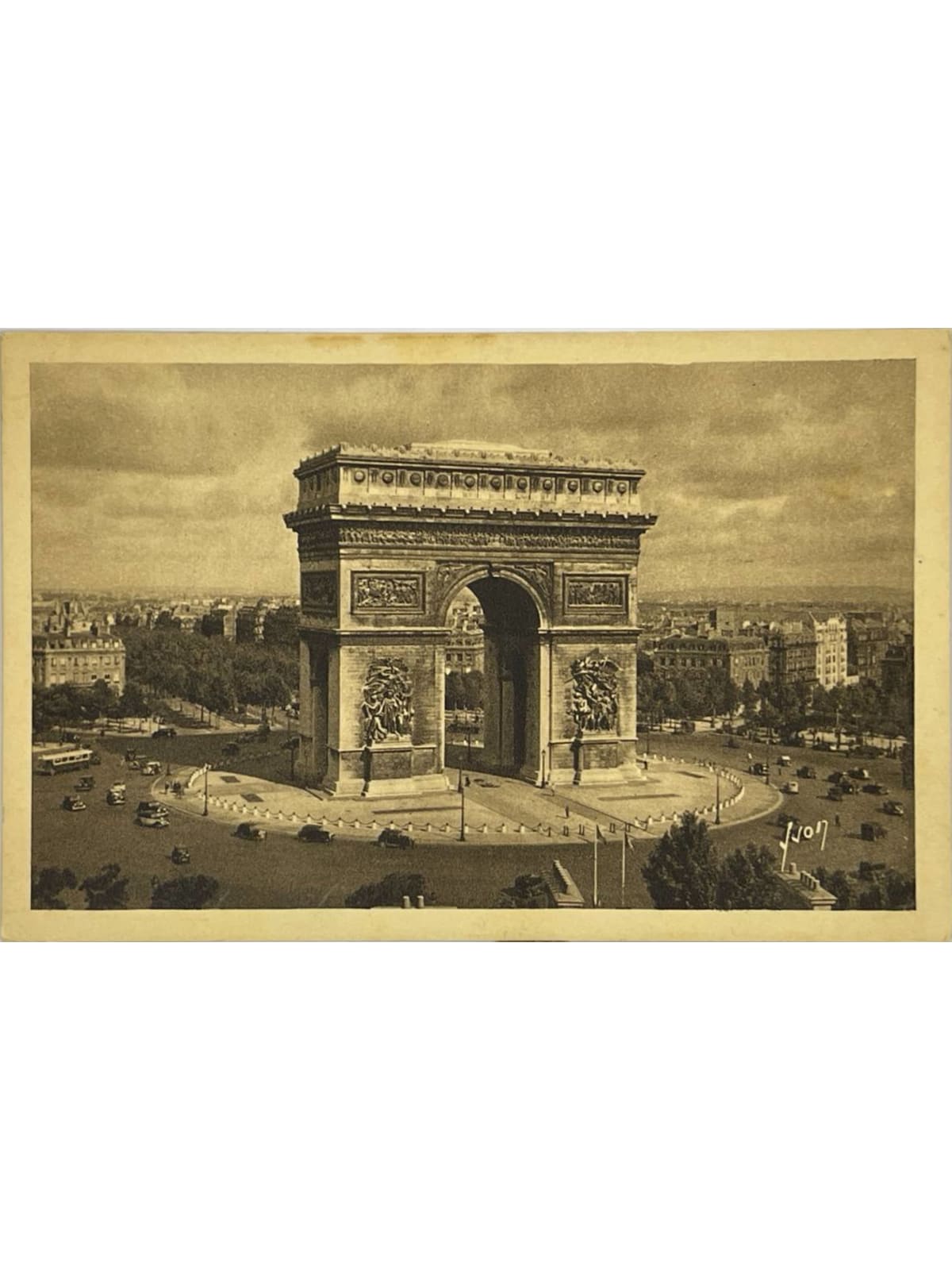 Recto de la carte postale