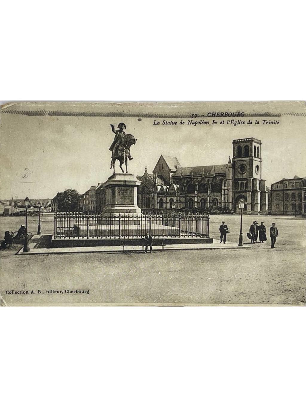 Recto de la carte postale