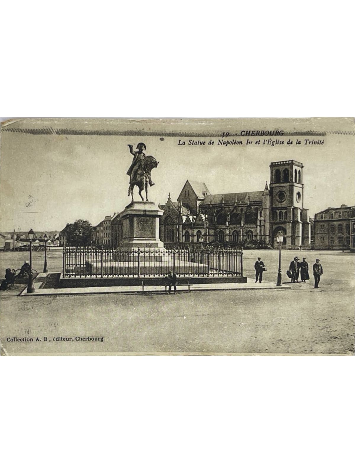 Recto de la carte postale