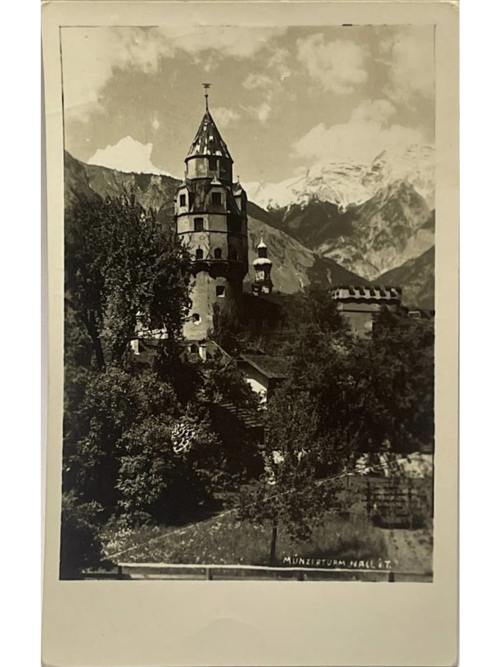 Recto de la carte postale