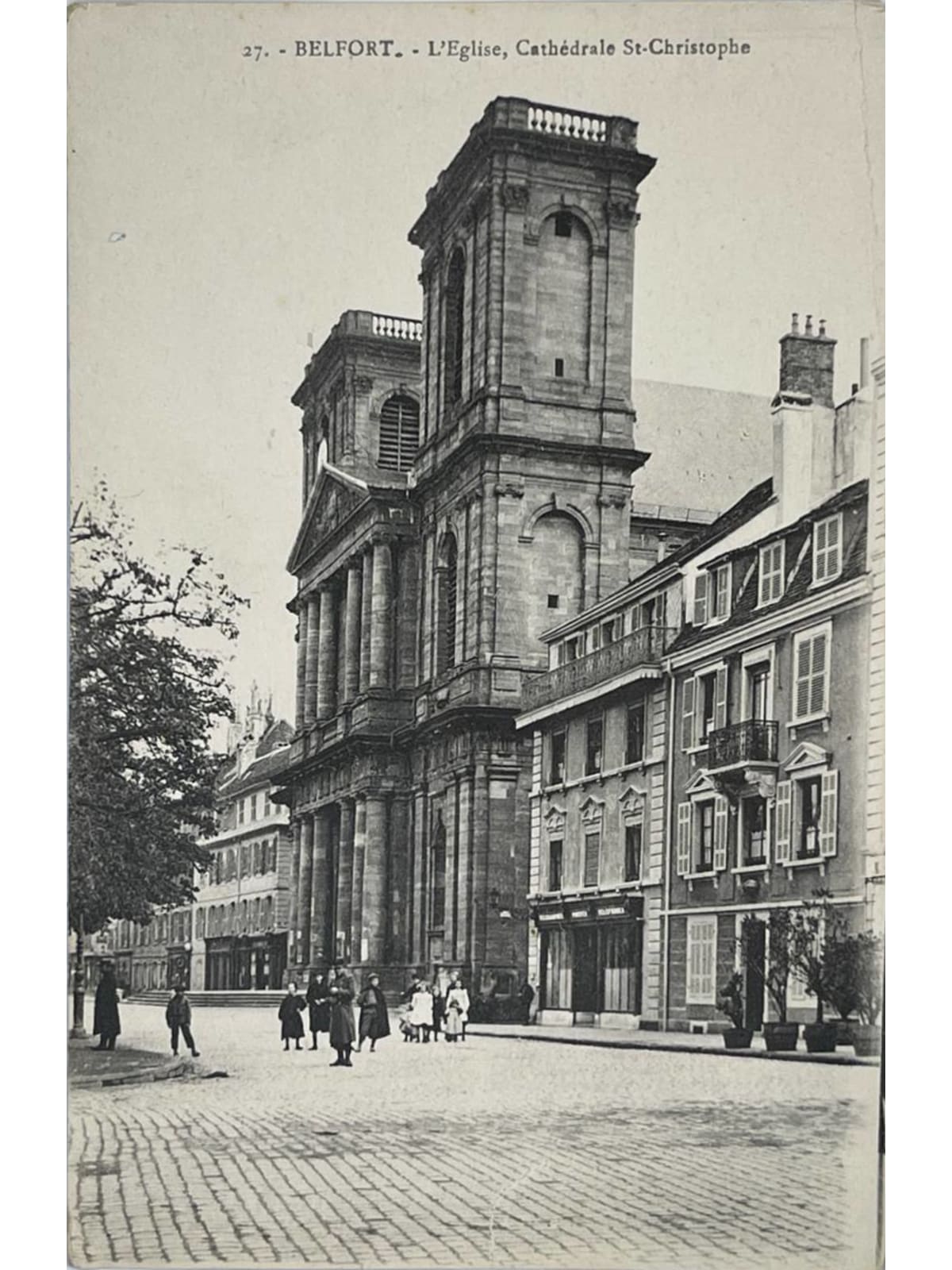 Recto de la carte postale