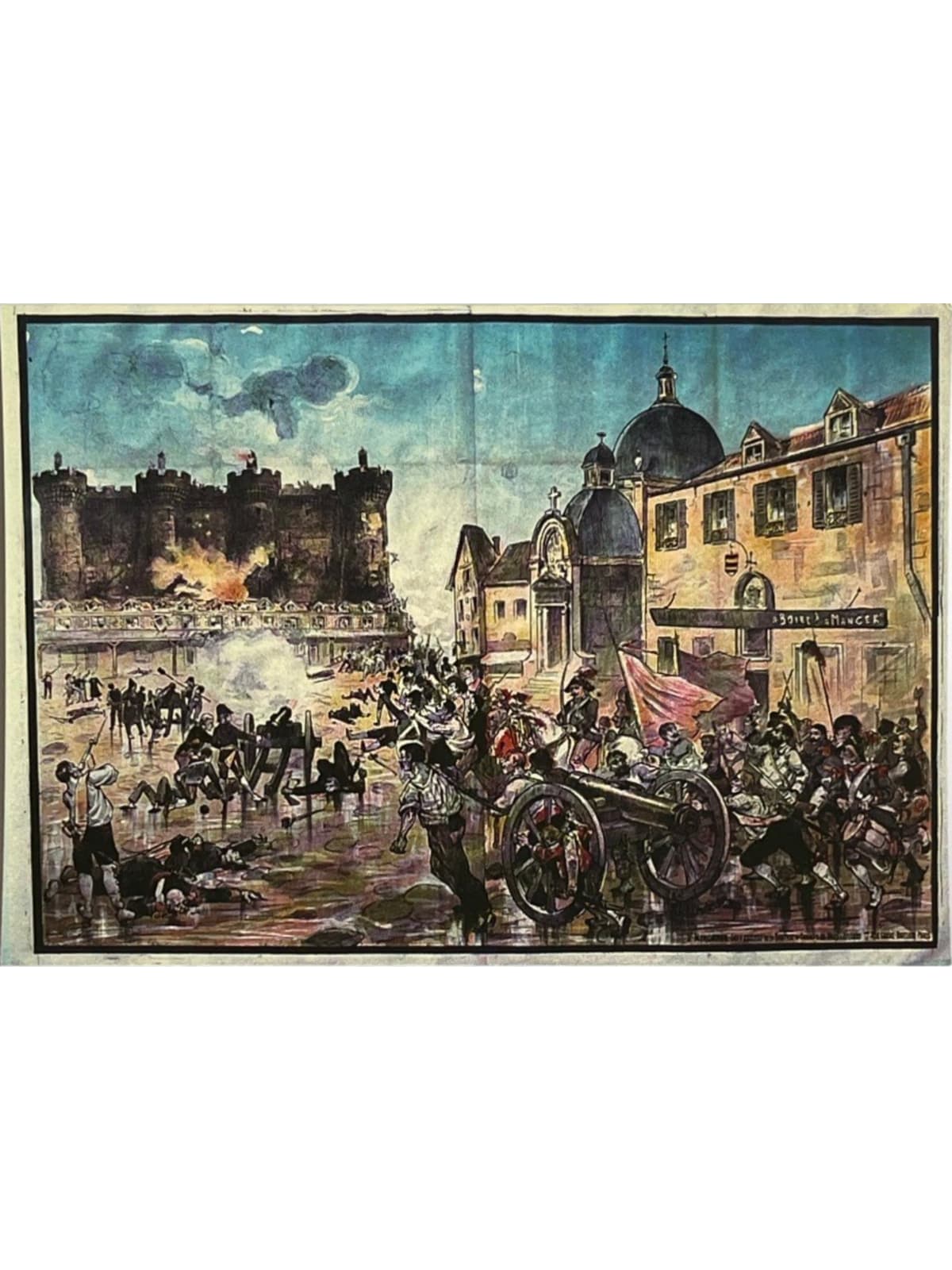 Recto de la carte postale