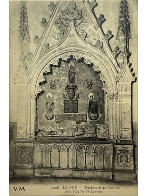 Le Puy-en-Velay – Tombeau de Du Guesclin dans l'église Saint-Laurent – CPA n° 4206