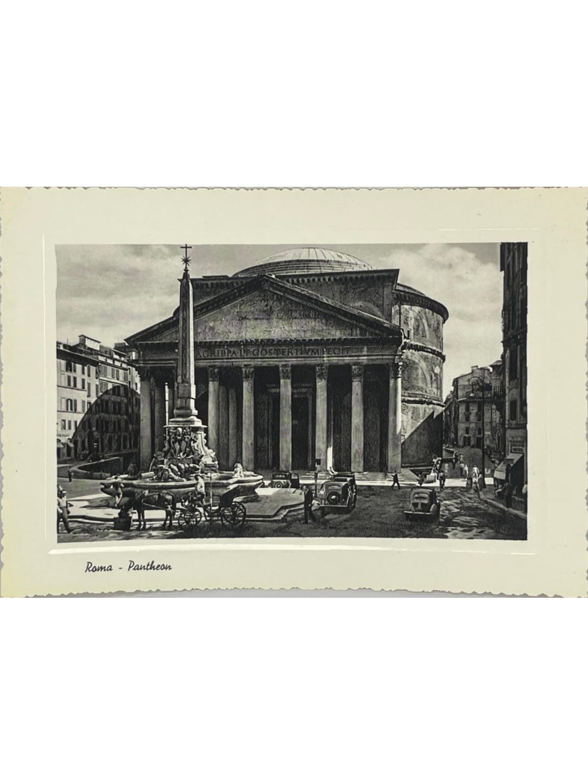 Recto de la carte postale