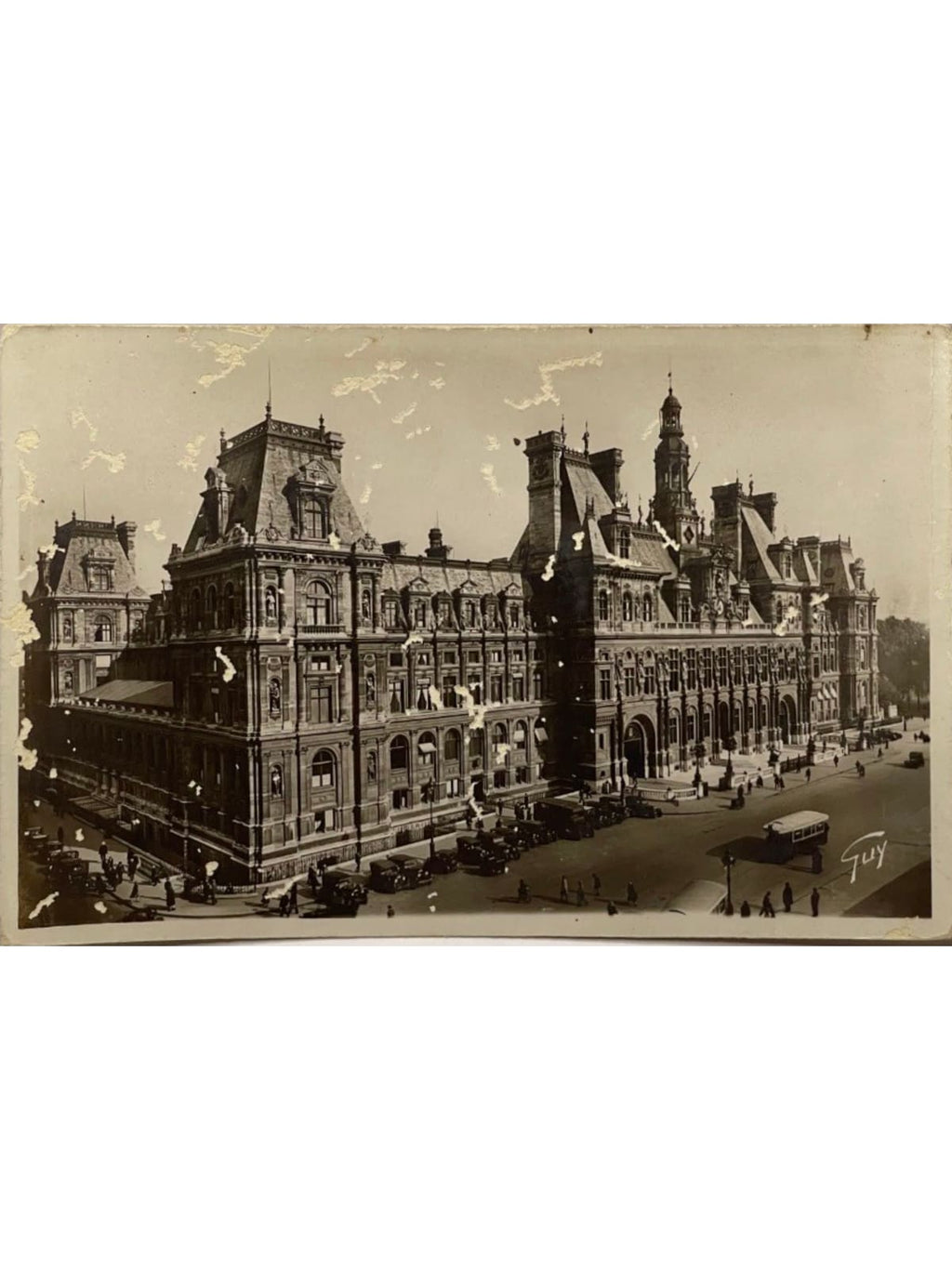 Recto de la carte postale