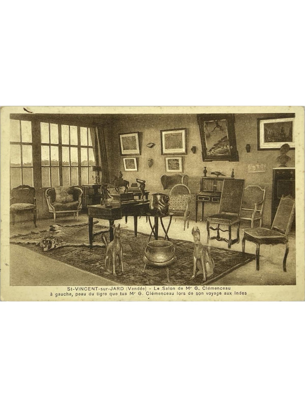 Recto de la carte postale