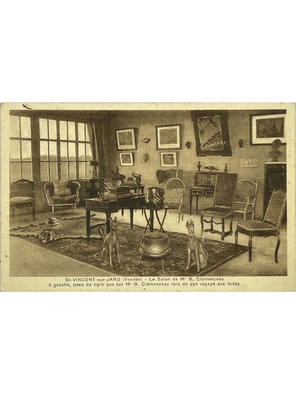 Recto de la carte postale