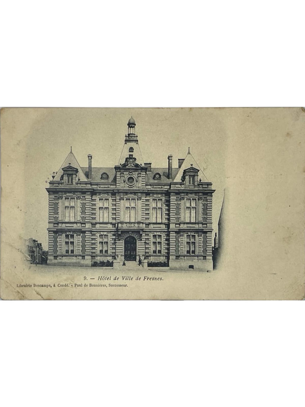 Recto de la carte postale