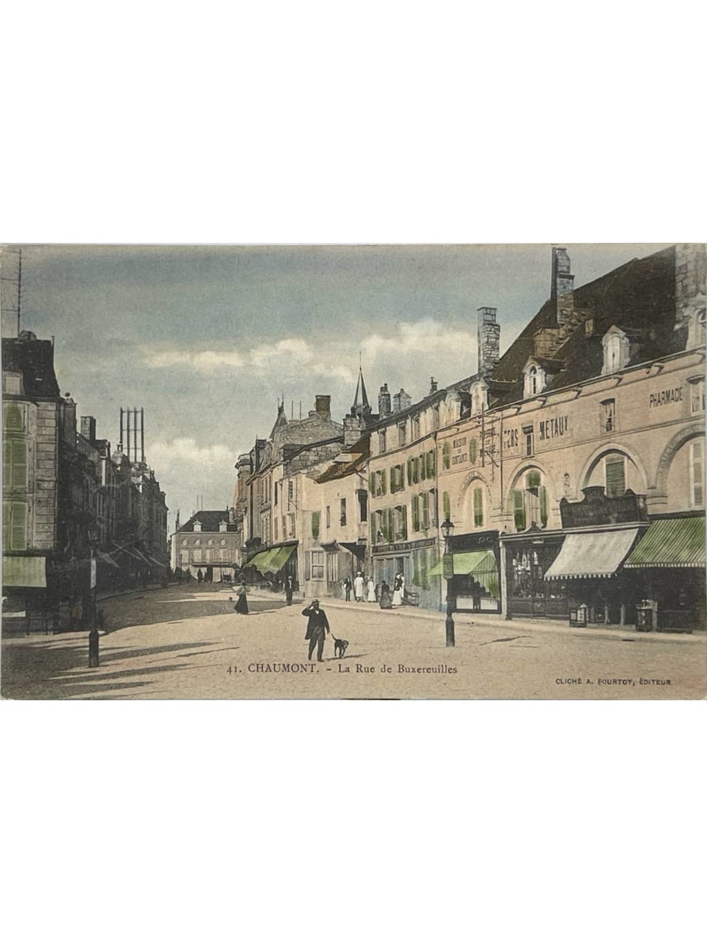 Recto de la carte postale