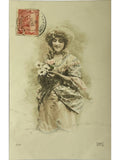 Recto de la carte postale