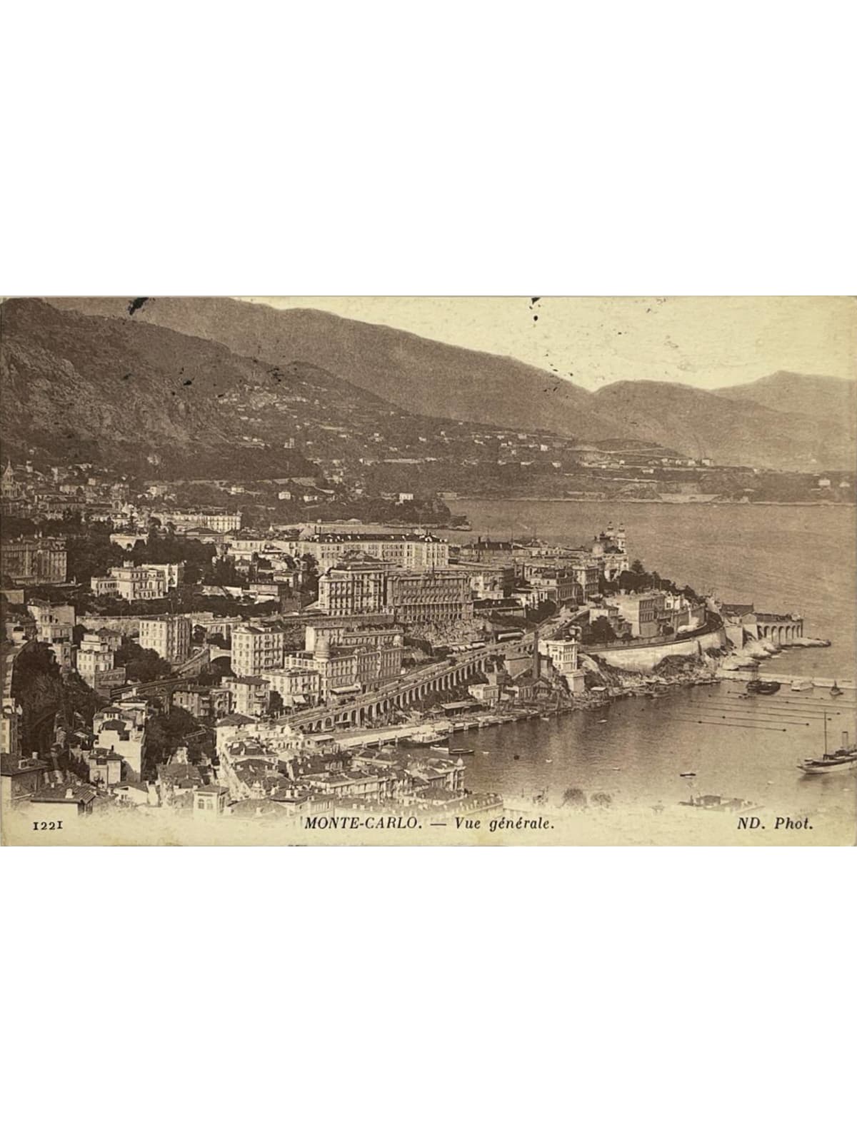 Recto de la carte postale
