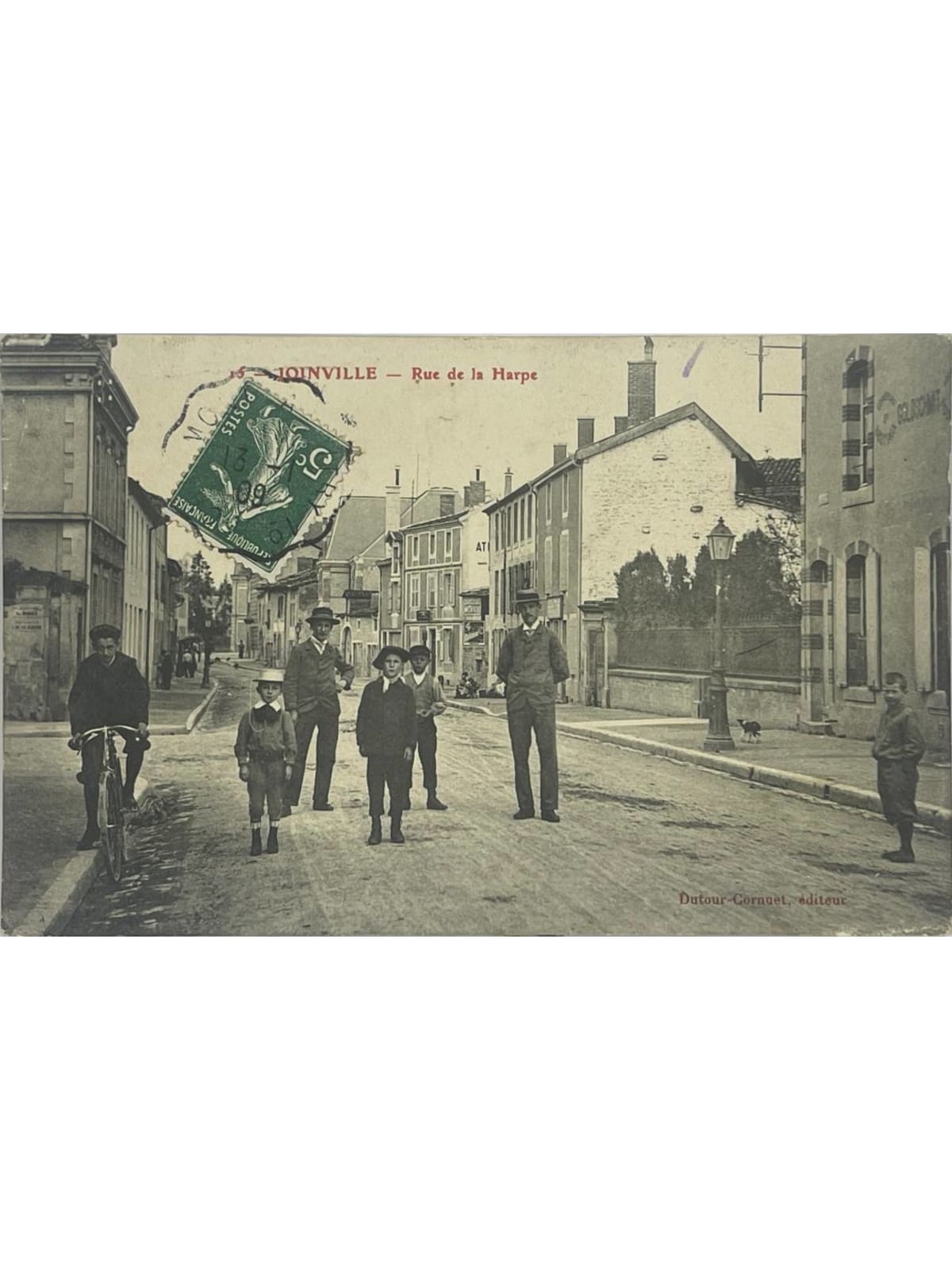 Recto de la carte postale