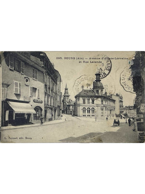 Bourg-en-Bresse – Avenue d'Alsace-Lorraine et rue Lalande – CPA n°295