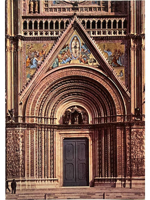 Orvieto – Portail de la cathédrale – Carte postale Alterocca n° 11835