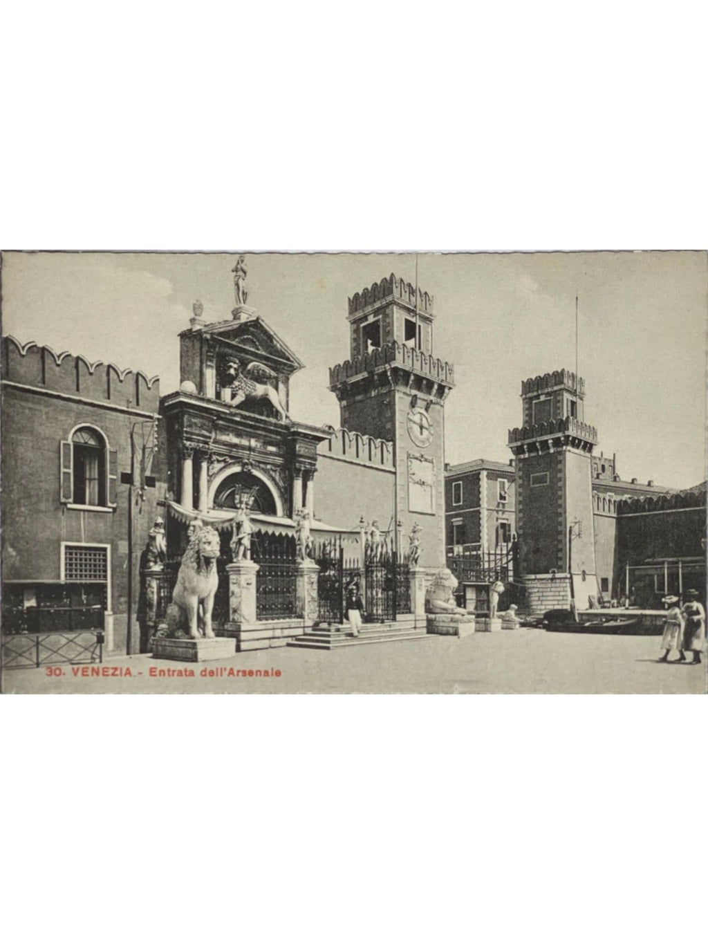 Recto de la carte postale