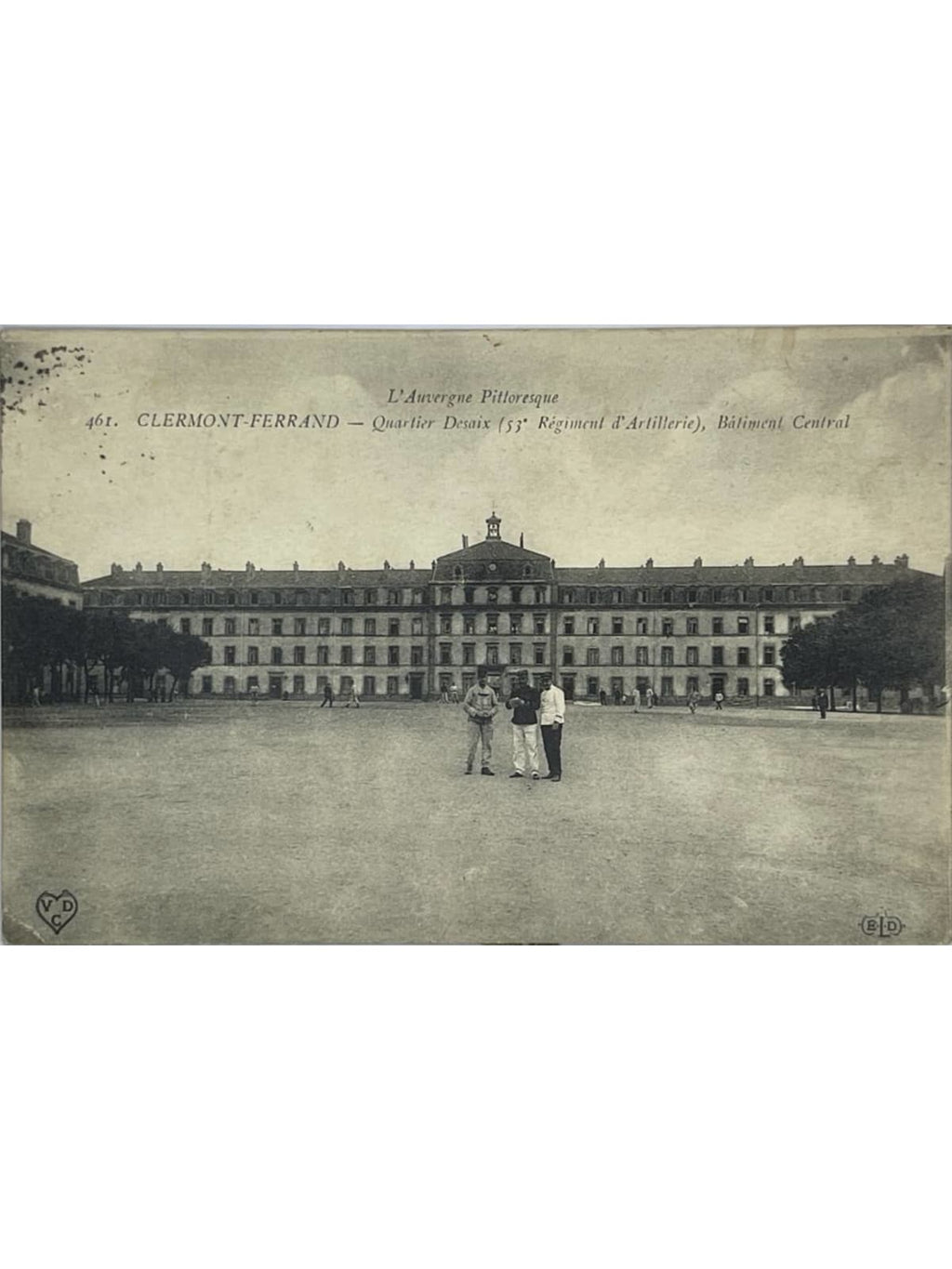 Recto de la carte postale