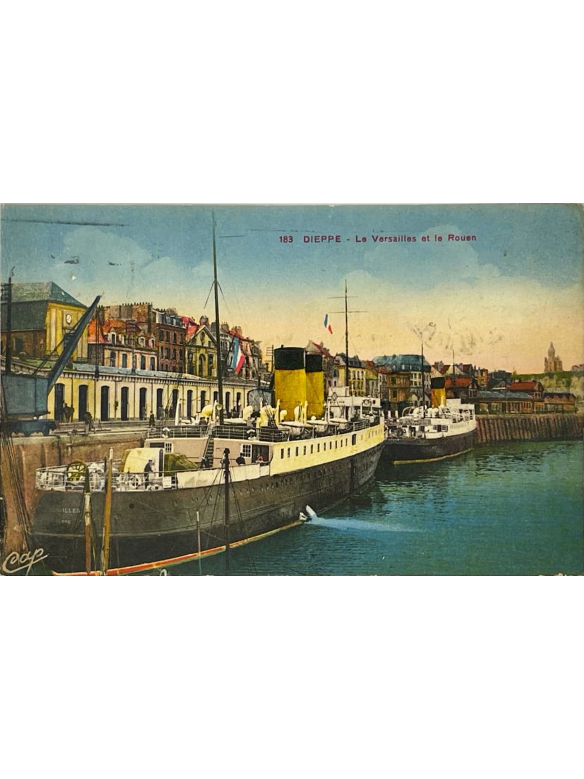 Recto de la carte postale