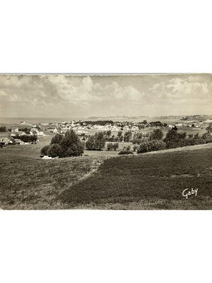 Kairon-Plage (Manche) – Vue d'ensemble, Granville au fond – CPSM 1958