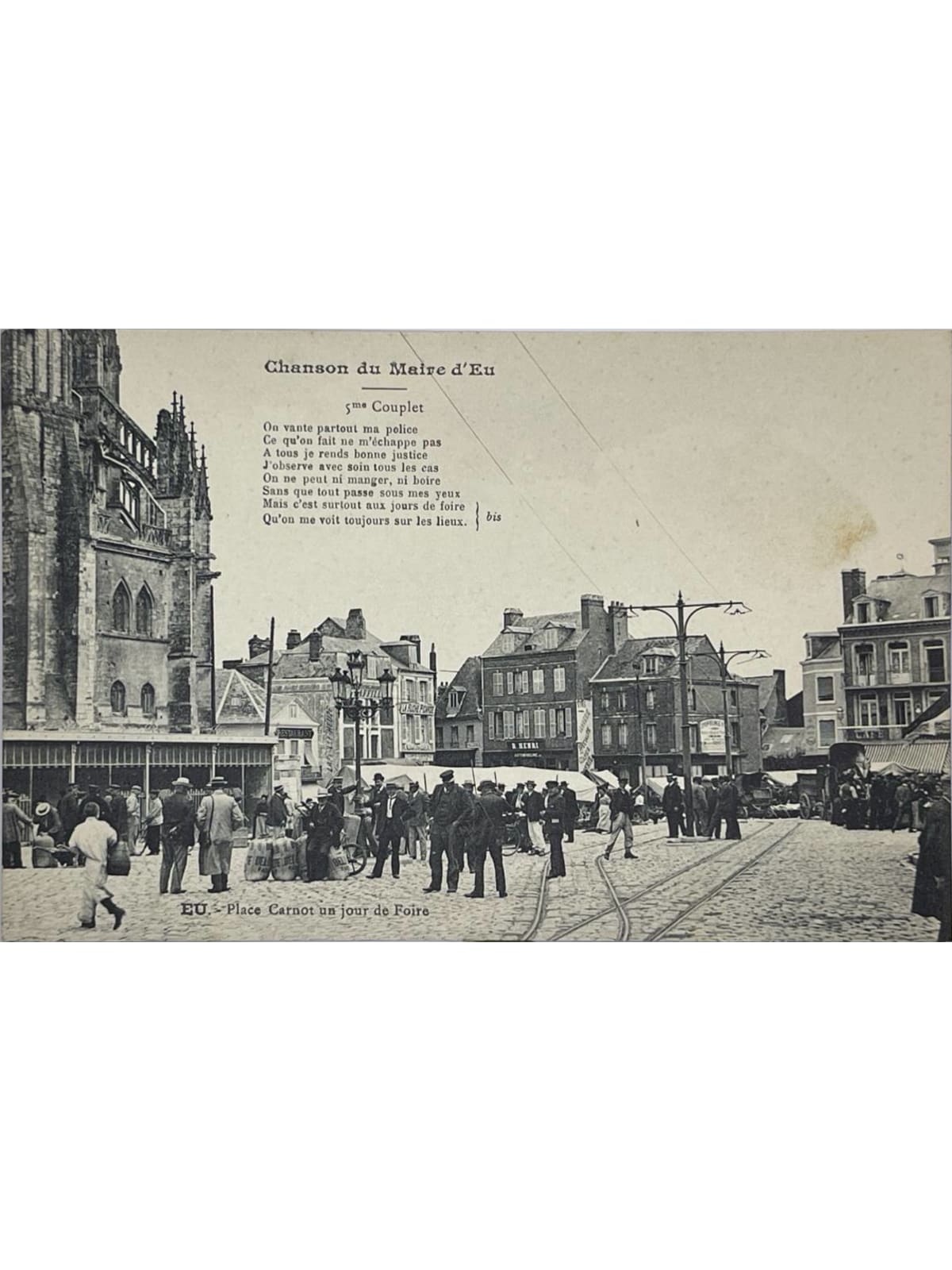 Recto de la carte postale