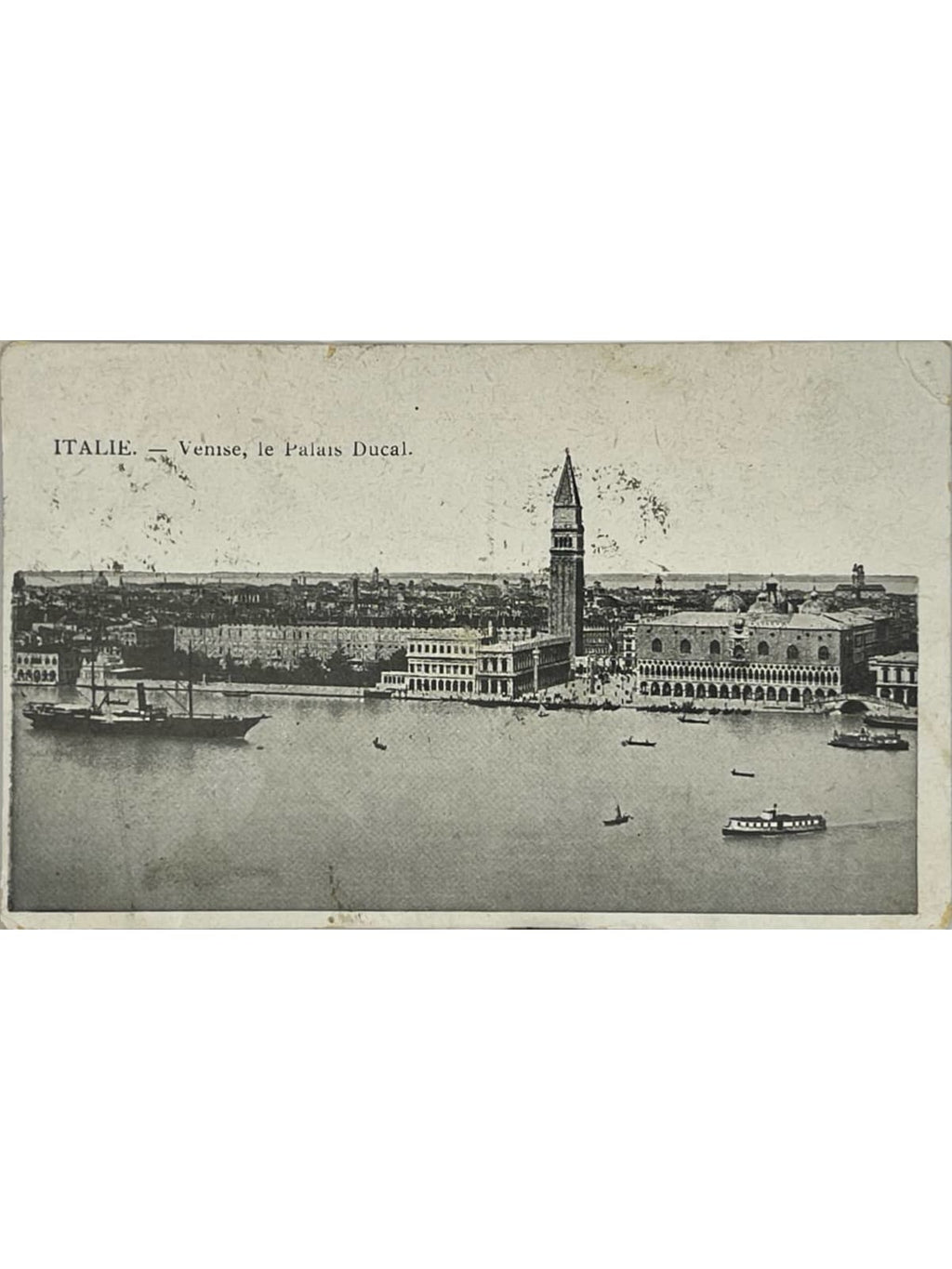 Recto de la carte postale