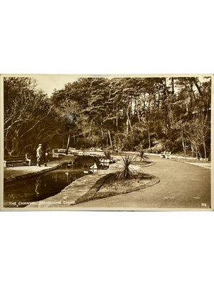 Branksome Chine à Poole – The Channel – CPA anglaise n° 216