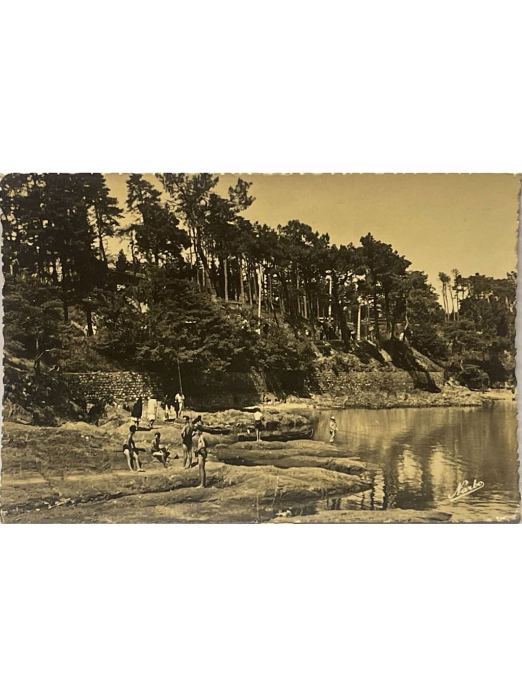 Recto de la carte postale