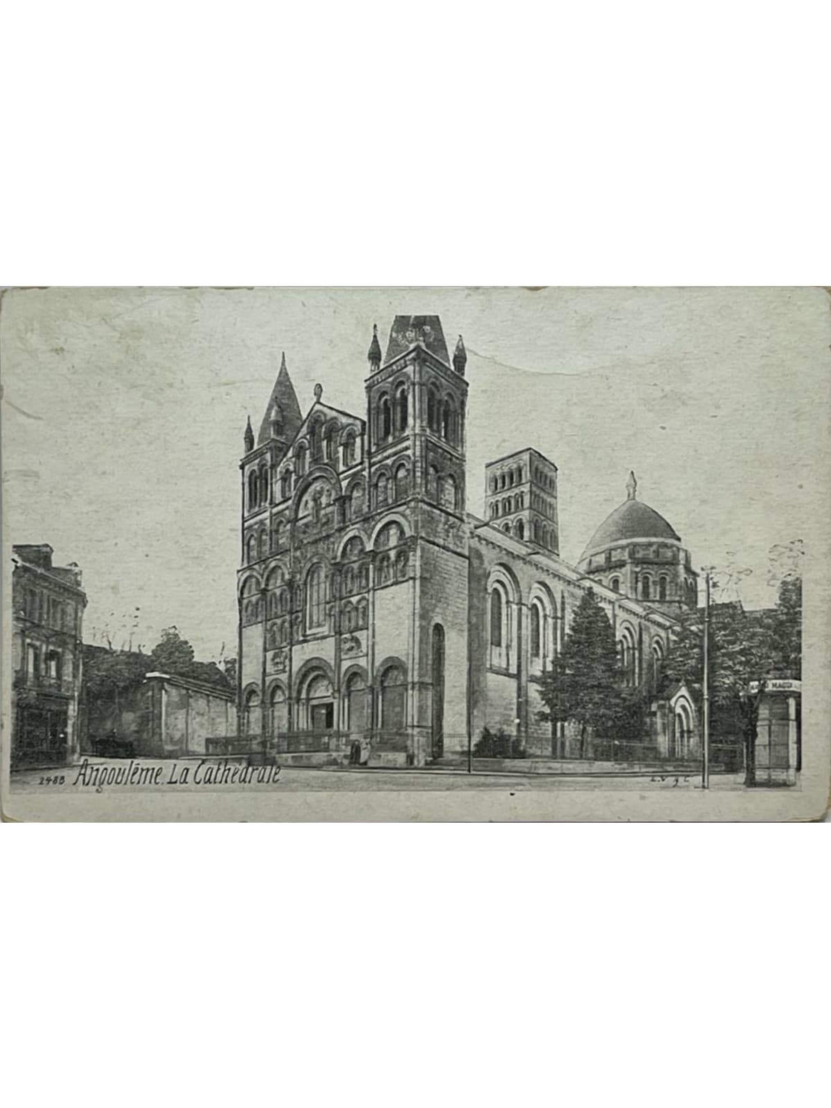 Recto de la carte postale