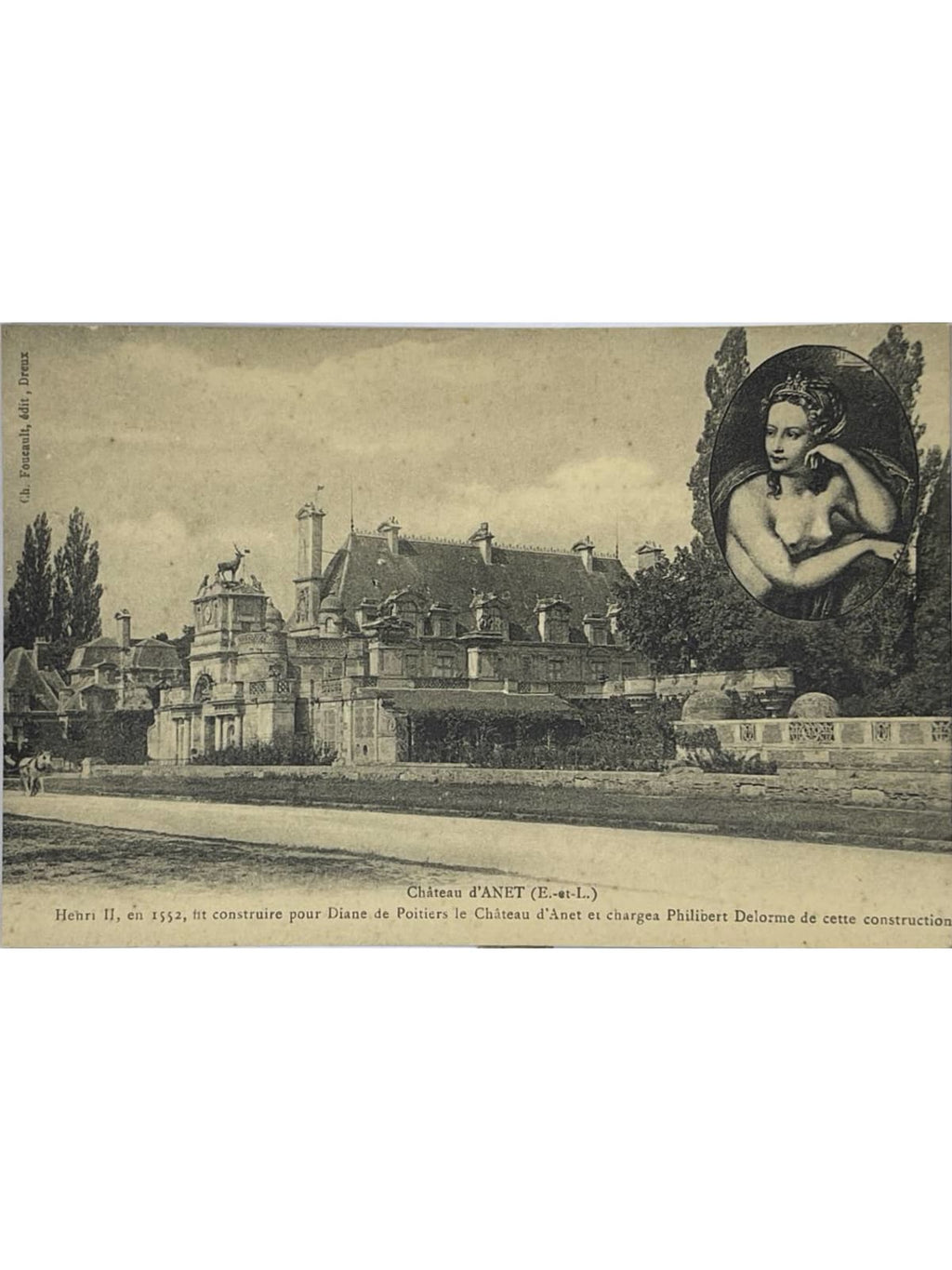 Recto de la carte postale