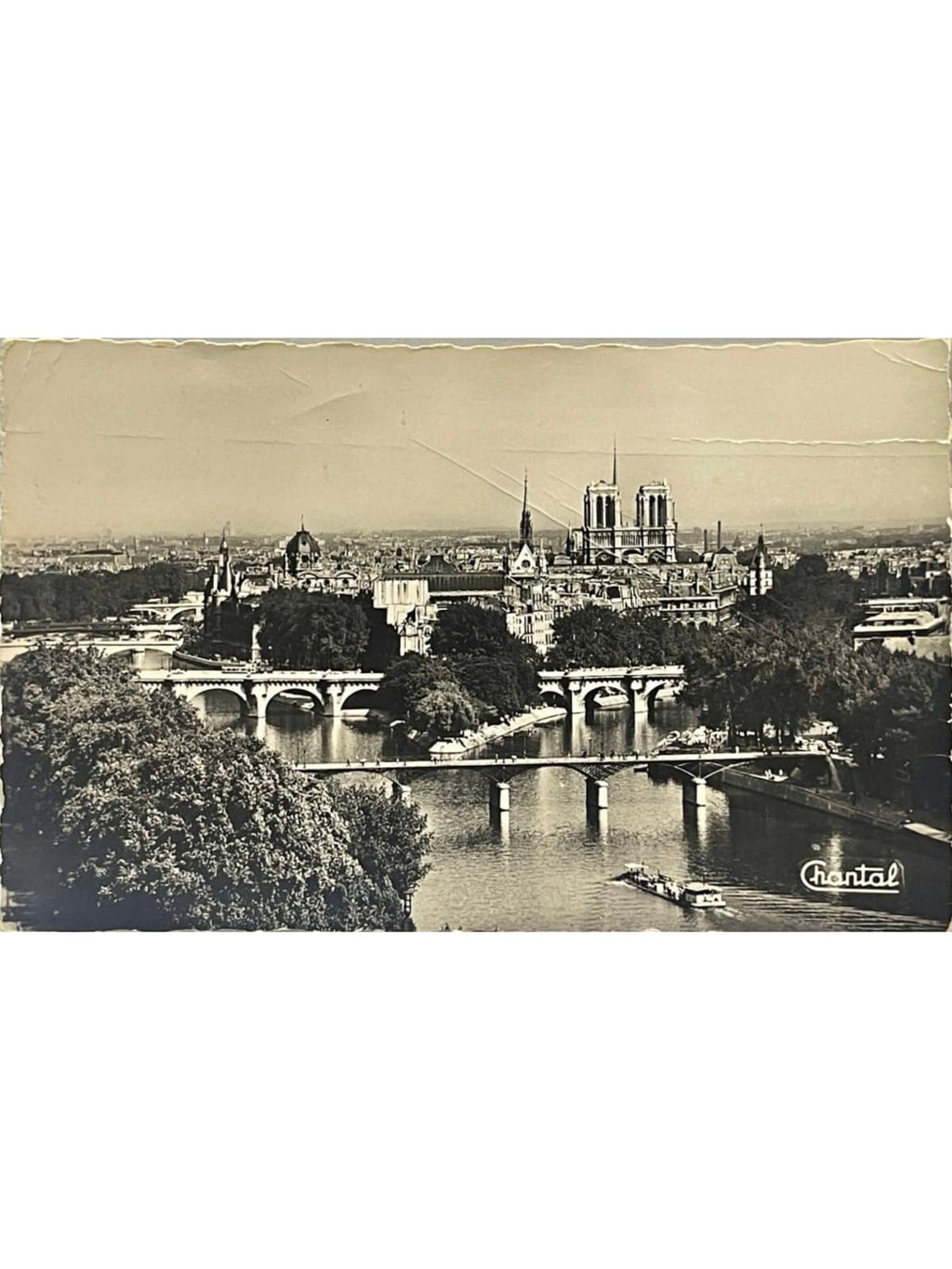 Recto de la carte postale
