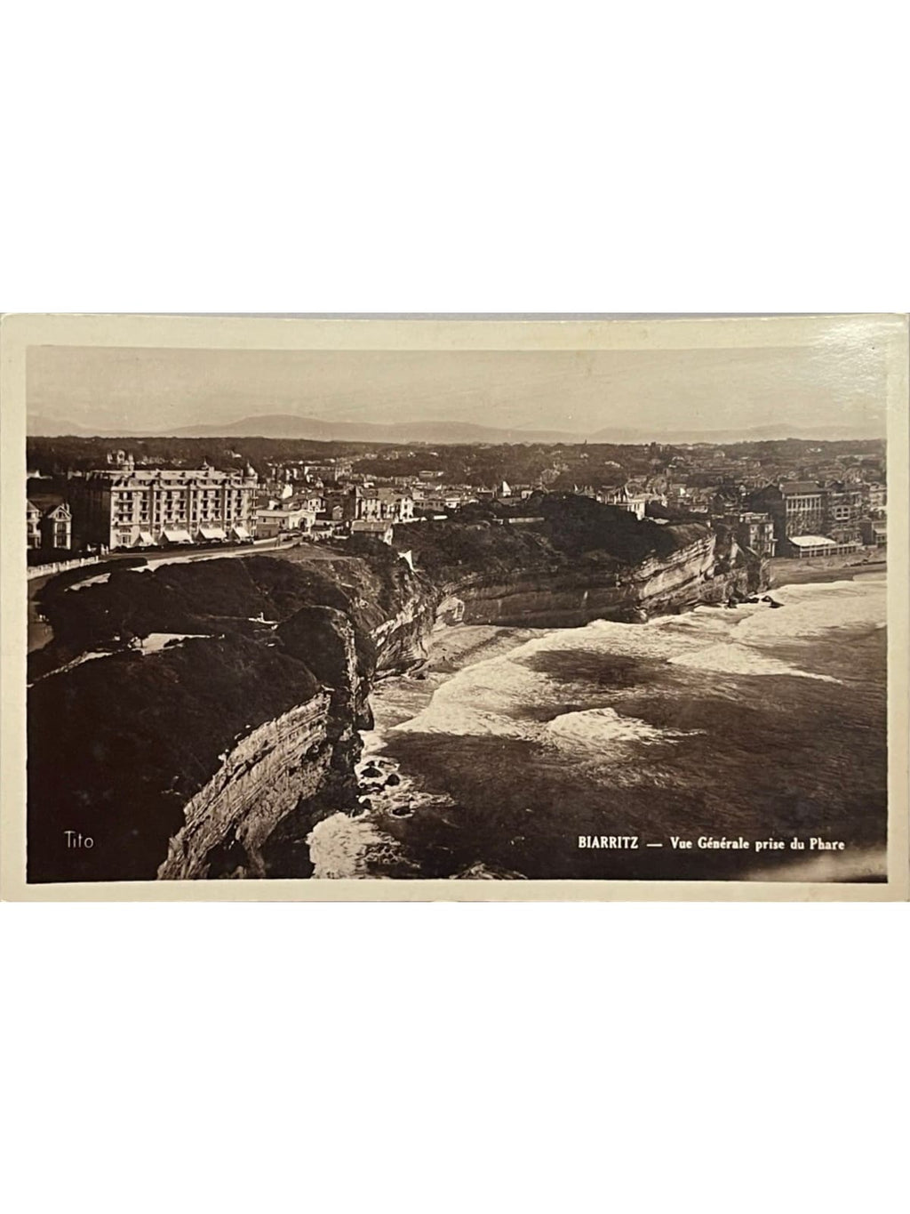 Recto de la carte postale