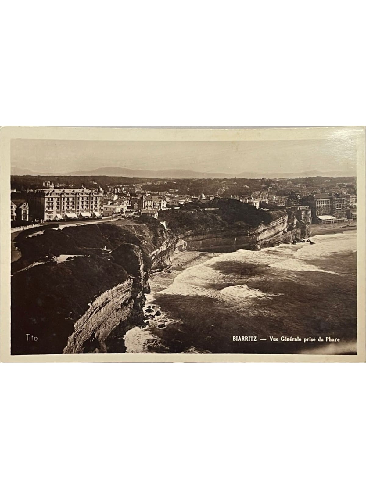 Recto de la carte postale