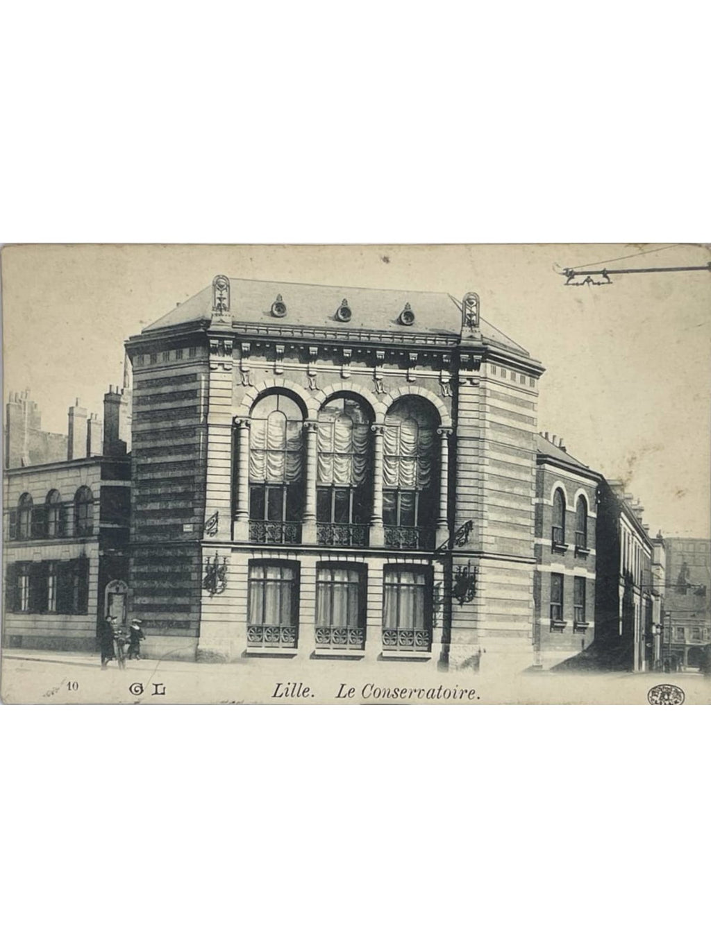 Recto de la carte postale