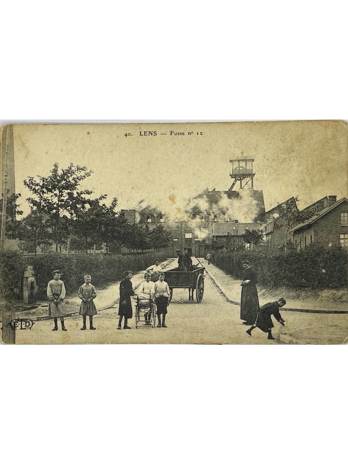 Recto de la carte postale
