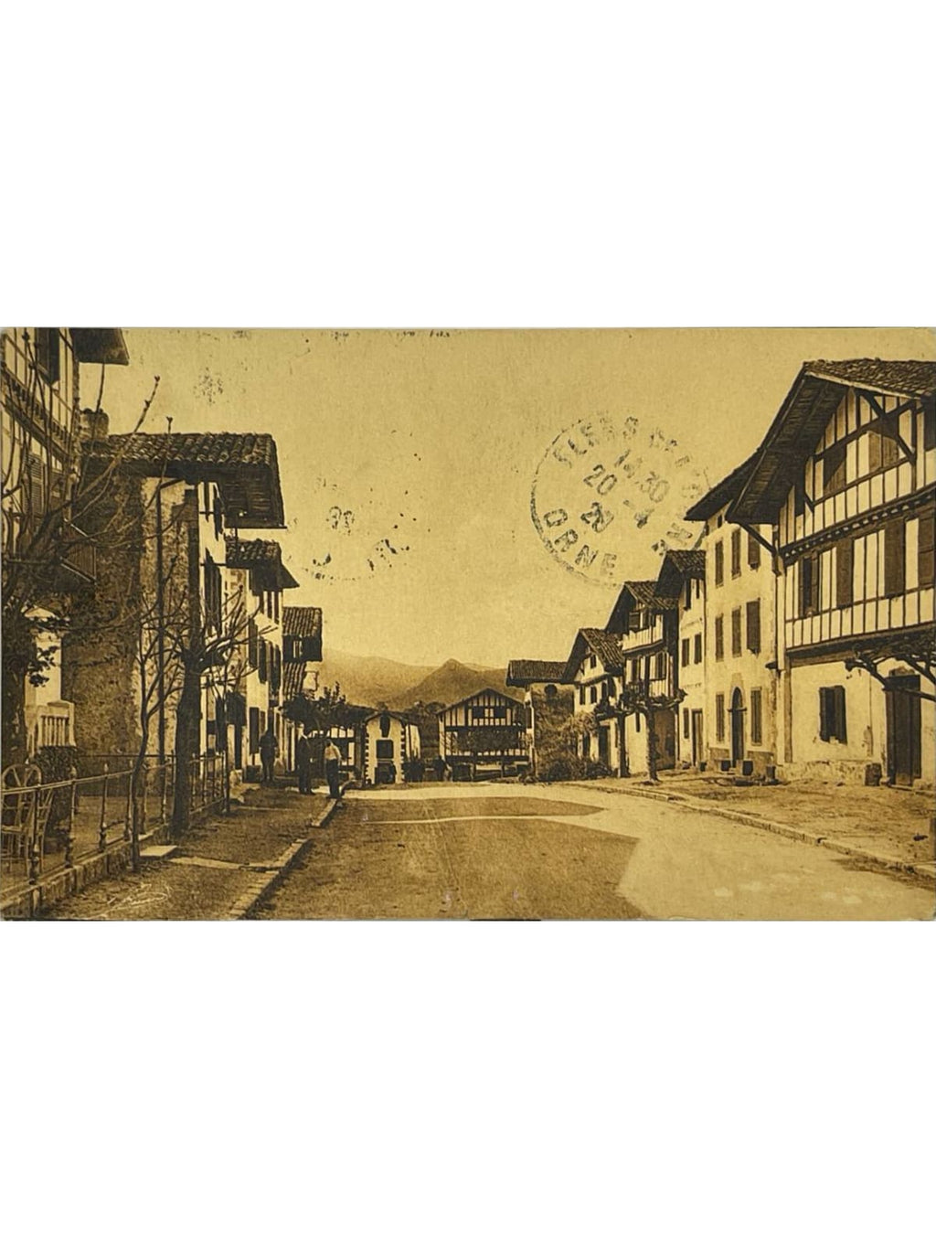 Recto de la carte postale