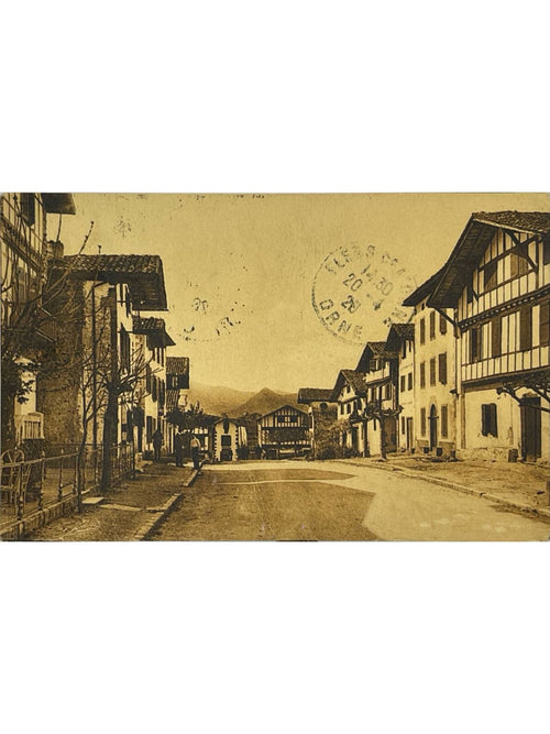 Recto de la carte postale