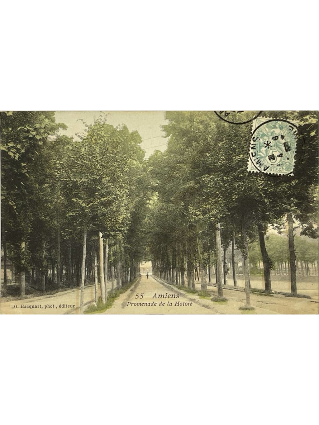 Recto de la carte postale