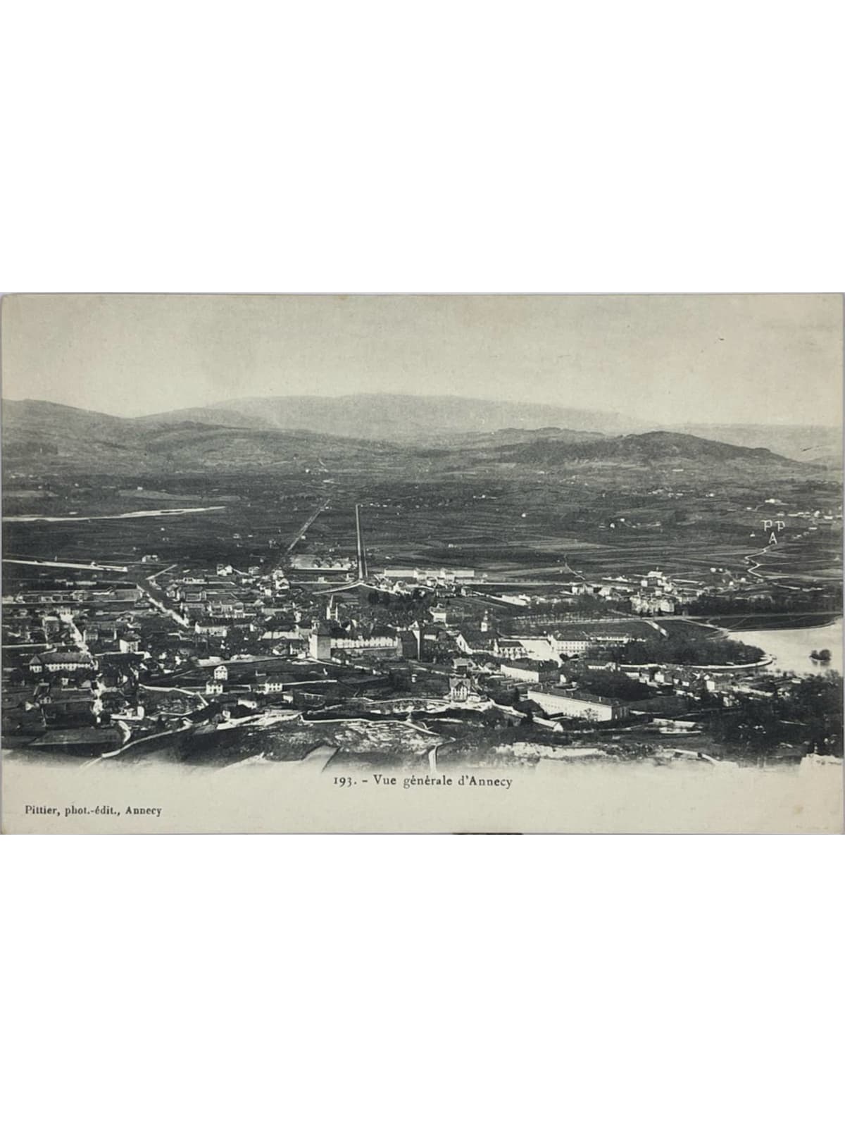 Recto de la carte postale