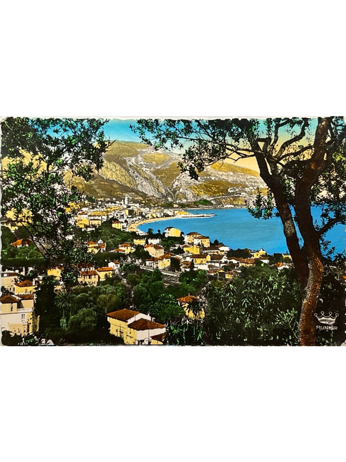 Recto de la carte postale