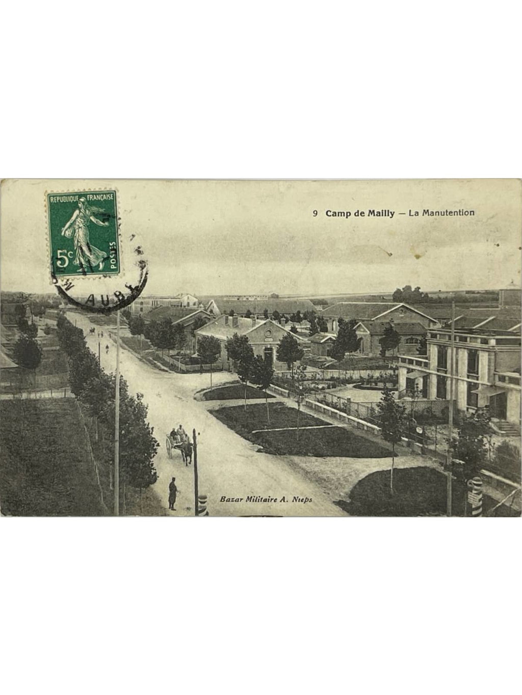 Recto de la carte postale