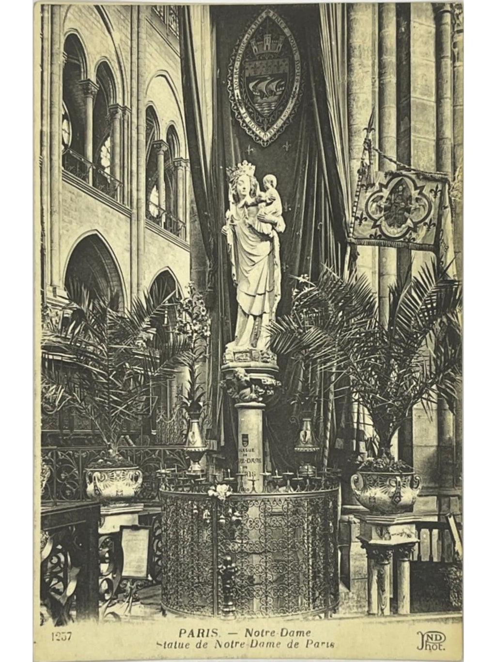 Recto de la carte postale