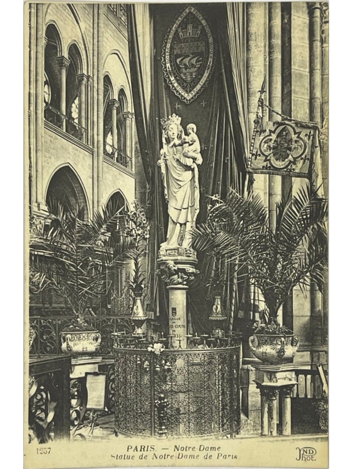 Recto de la carte postale