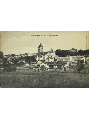 Saint-Gaudens – Vue générale et collégiale – CPA ancienne