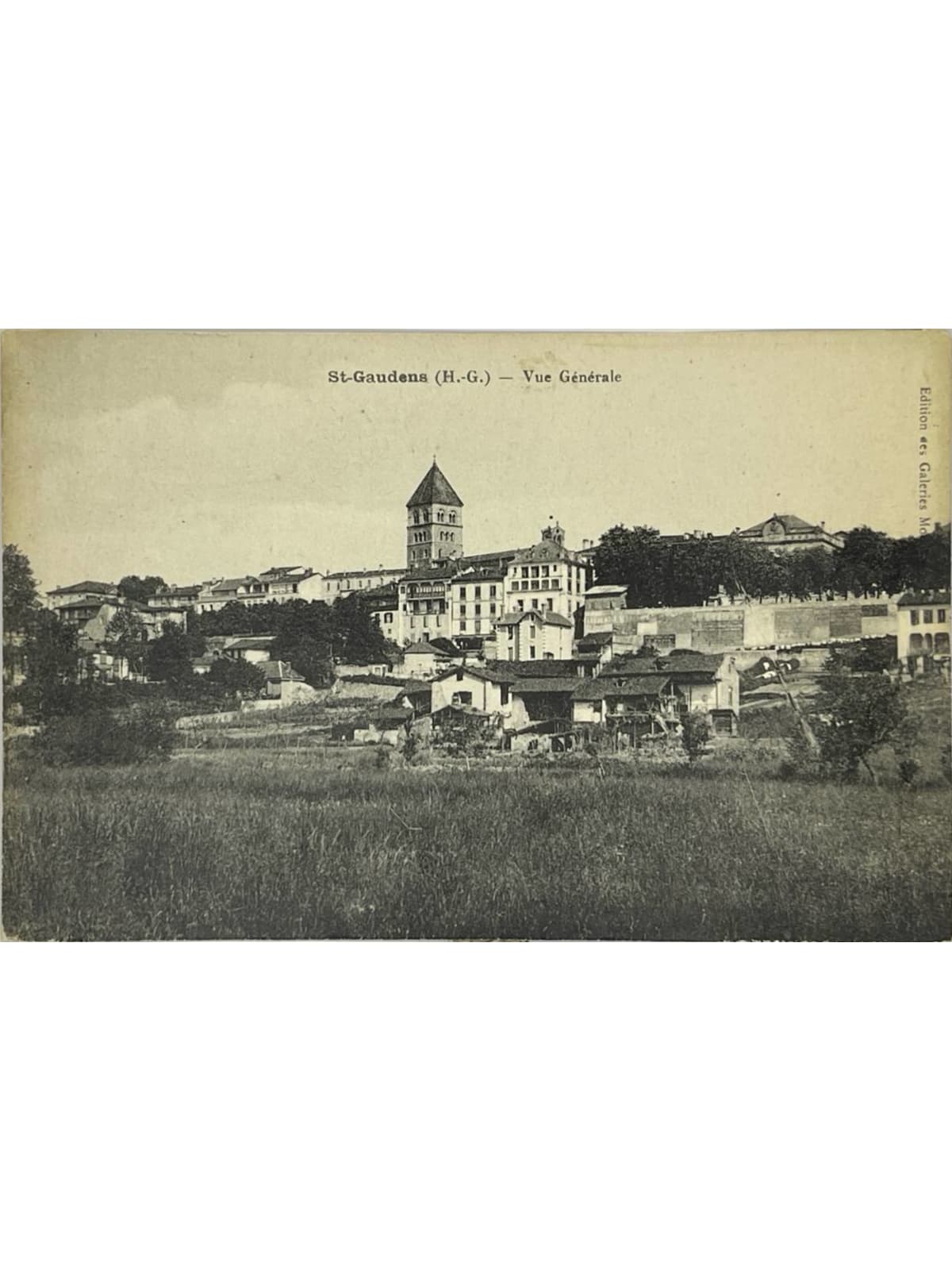 Recto de la carte postale